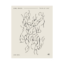 Load image into Gallery viewer, "Birth of Vine" Matte Print // Organic Matter - Lineal Vine