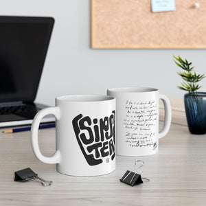 [Sips Tea] Mug // Black + White