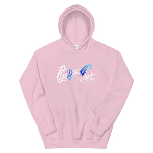 PYRO x SHLE // Blue Flame Hoodie